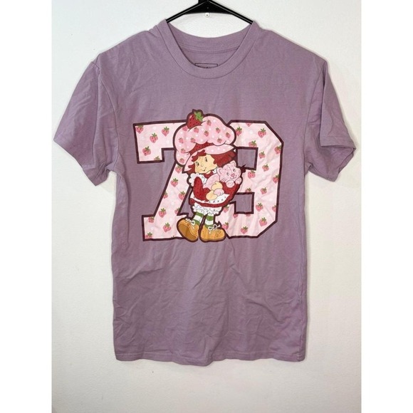 Vintage Style purple Strawberry Shortcake t shirt size small - Picture 1 of 6